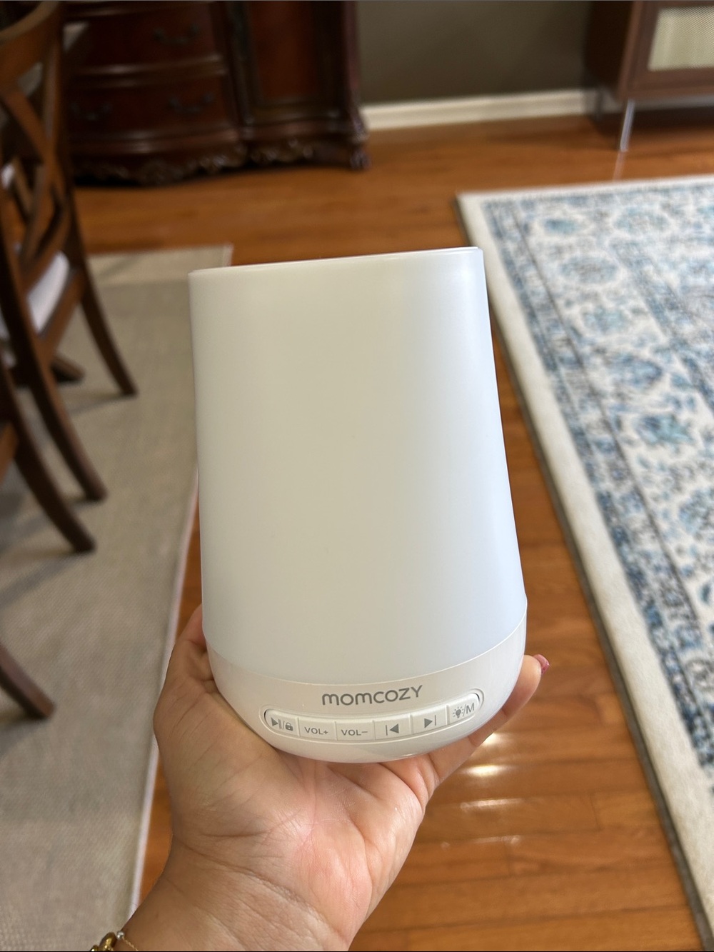 Momcozy White Kids Sound Machine and Night Light